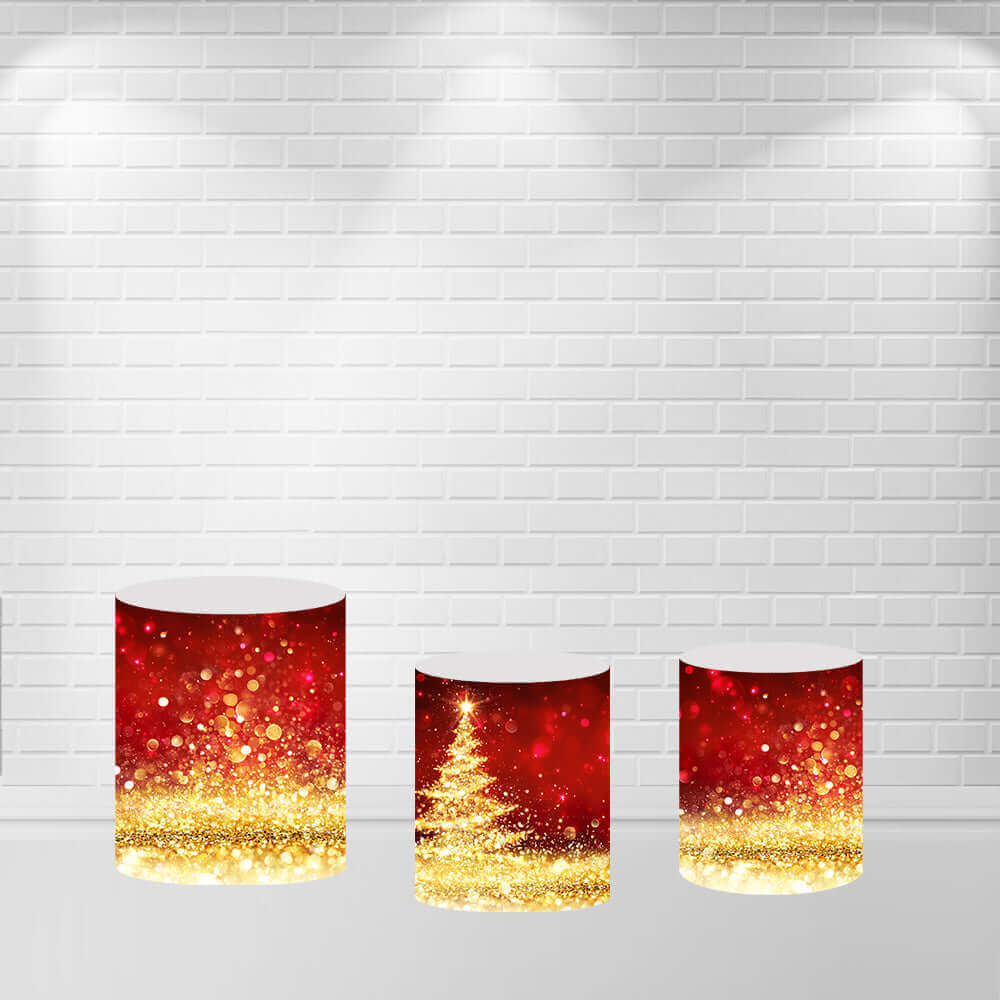 Merry Christmas Plinth Covers