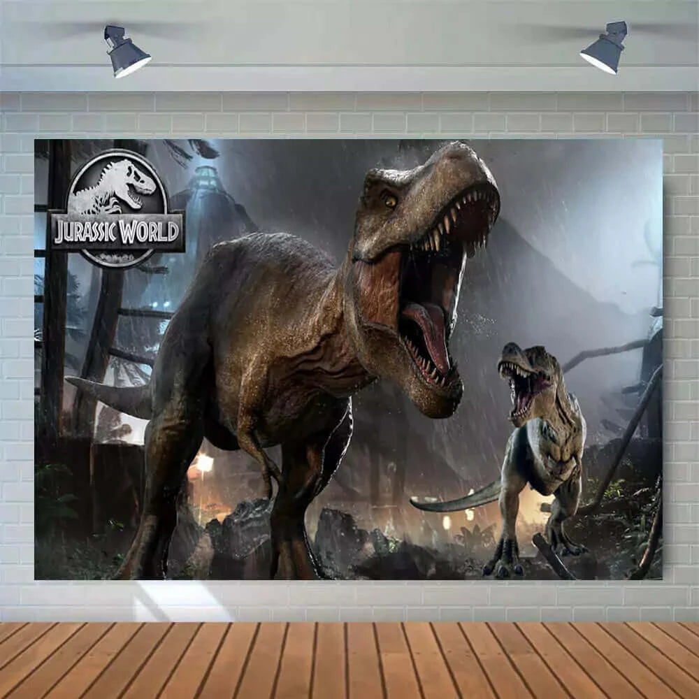 Jurassic Park Dinosaur Party Photography Backdrop