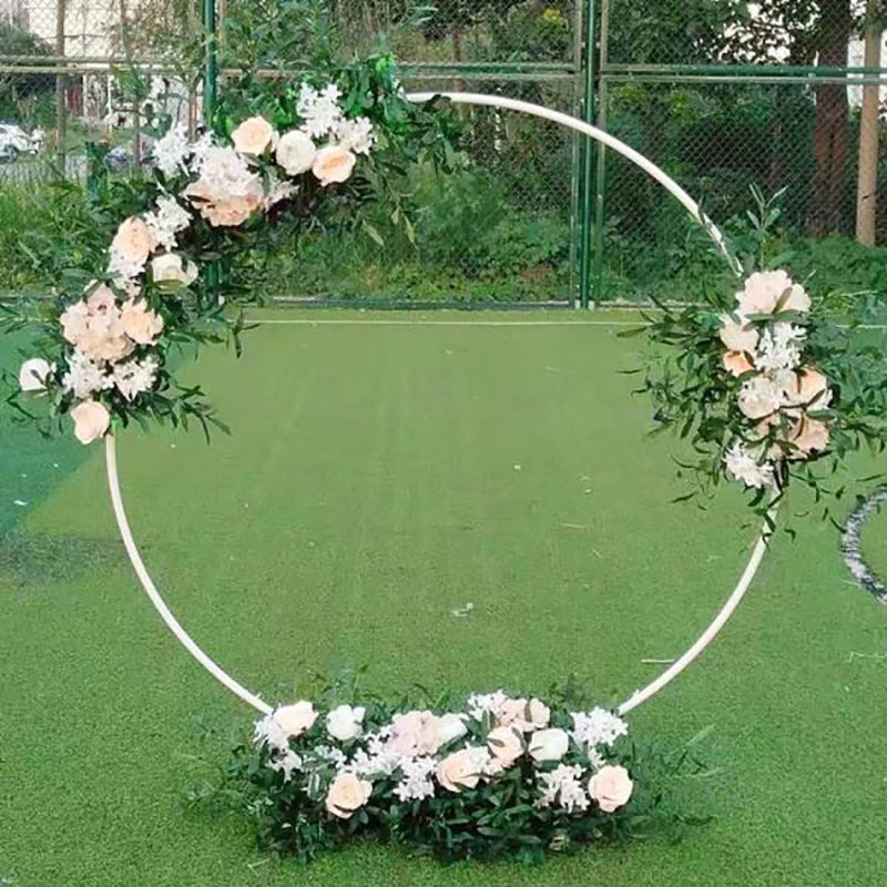 Sturdy Metal Backdrop Stand for Wedding Flower Arch Decorations