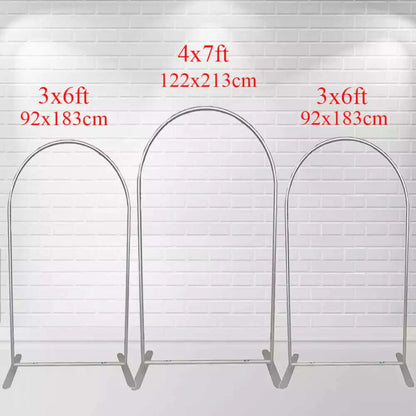 3x6ft 4x7ft 3x6ft 3pcs/set Metal Chiara Arch Stands