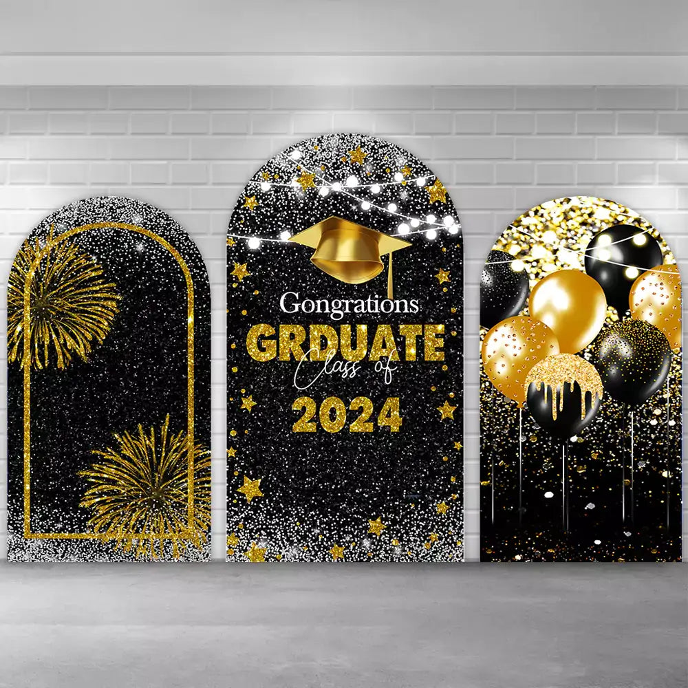 Black-And-Gold-Congratulation-Graduation-Class-Of-2024-Arch-Backdrop-Cover