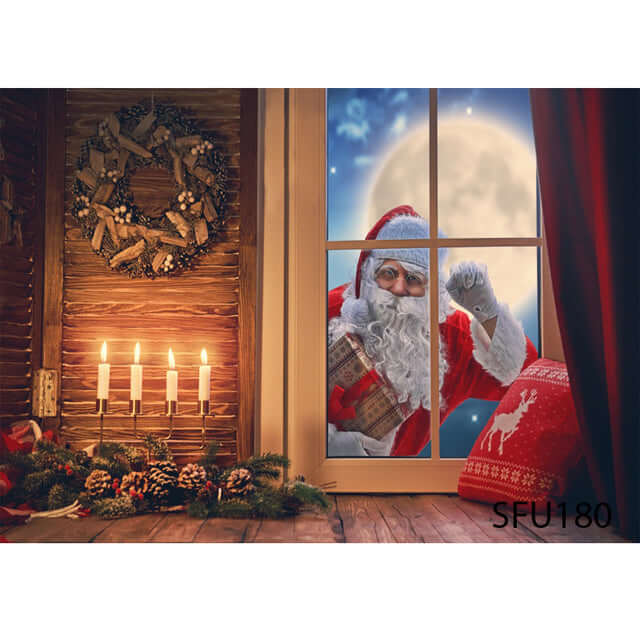 Santa Claus Christmas Backdrop