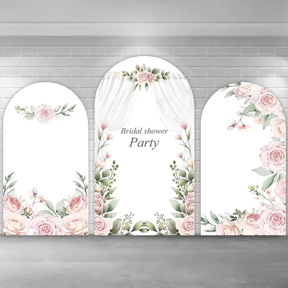 Bridal Shower Wedding Party Arch Backdrop Cover