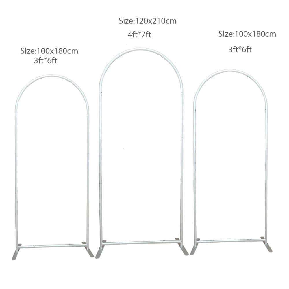 3x6ft 4x7ft 3x6ft 3pcs/set Metal Chiara Arch Stand