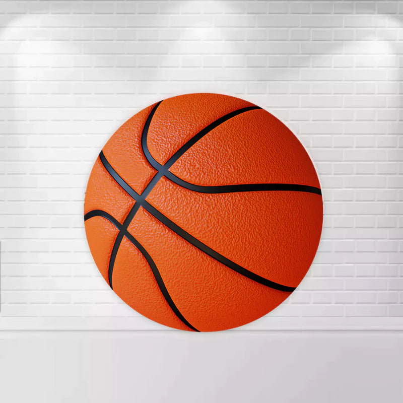 one round basketball backdrop