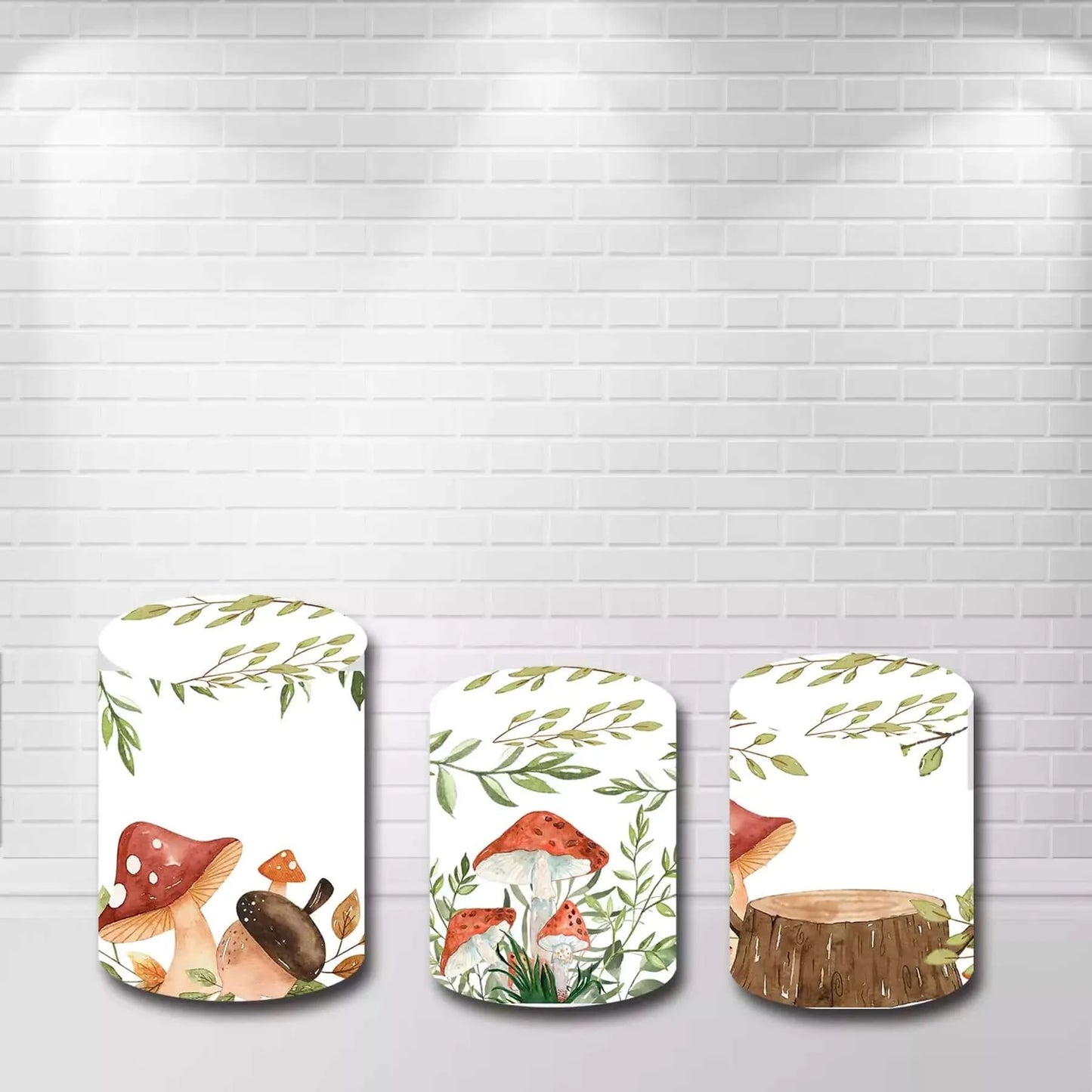  Safari Party Woodland Cylinder Covers