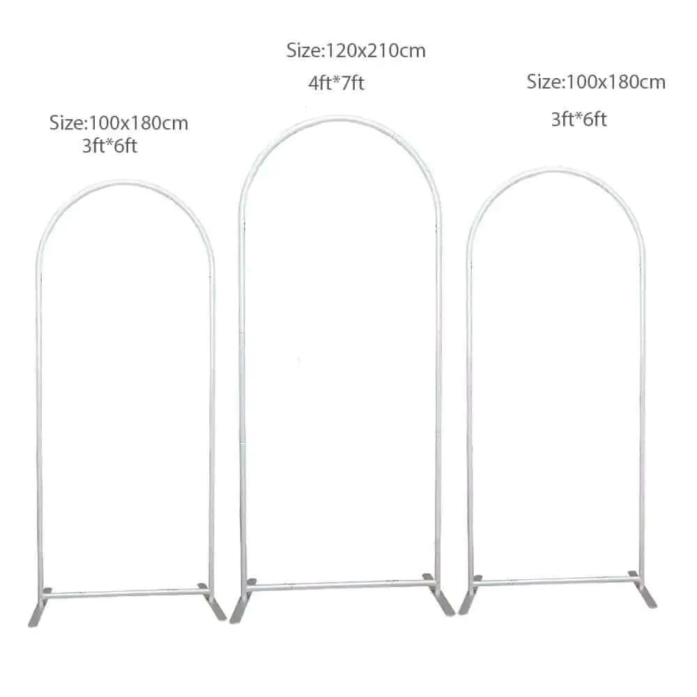 3x6ft 4x7ft 3x6ft 3pcs/set Metal Chiara Arch Stands