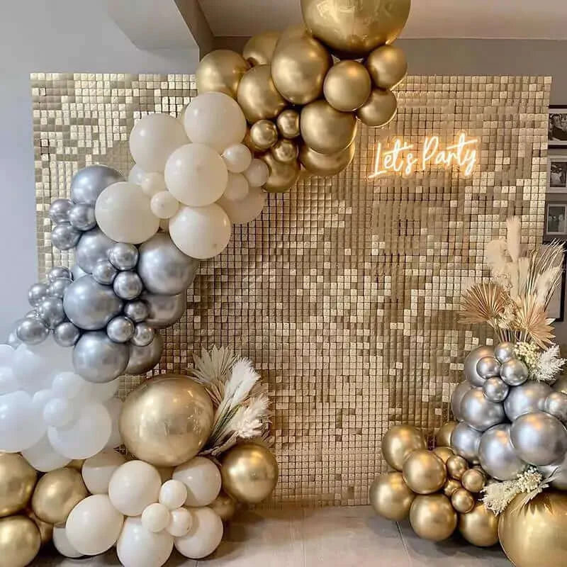 Gold Shimmer Wall Backdrop