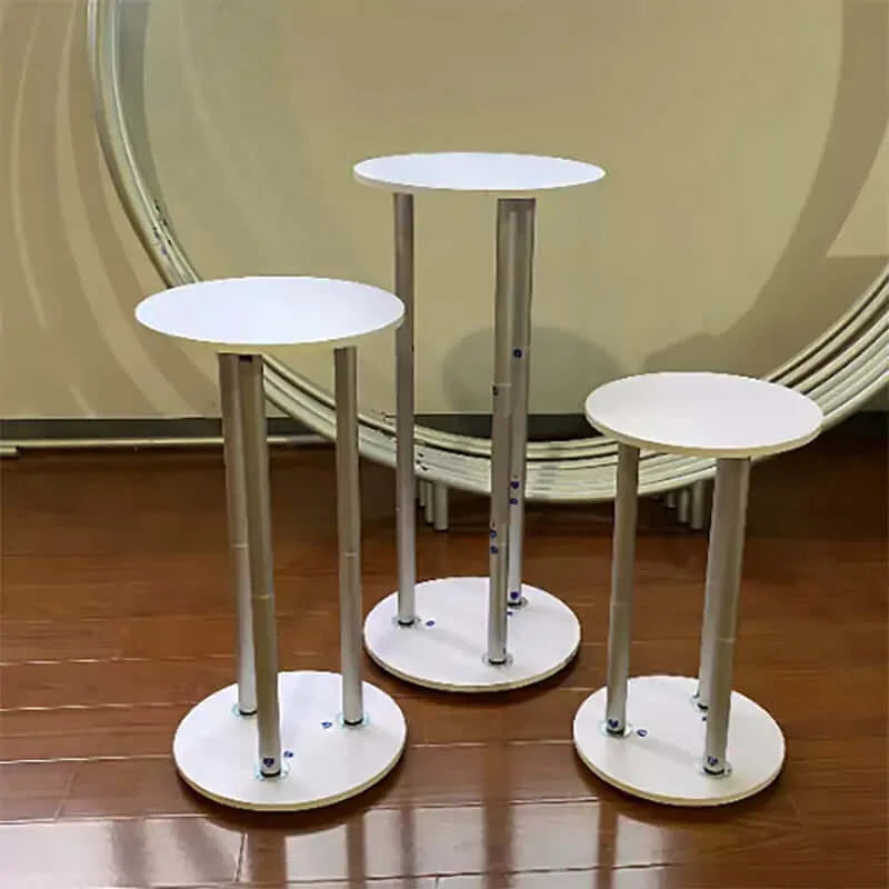 3pcs Display Metal Cylinder Pedestals