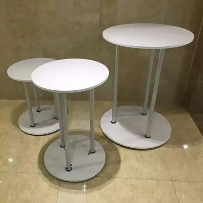 3pcs Display Metal Plinth Pedestals