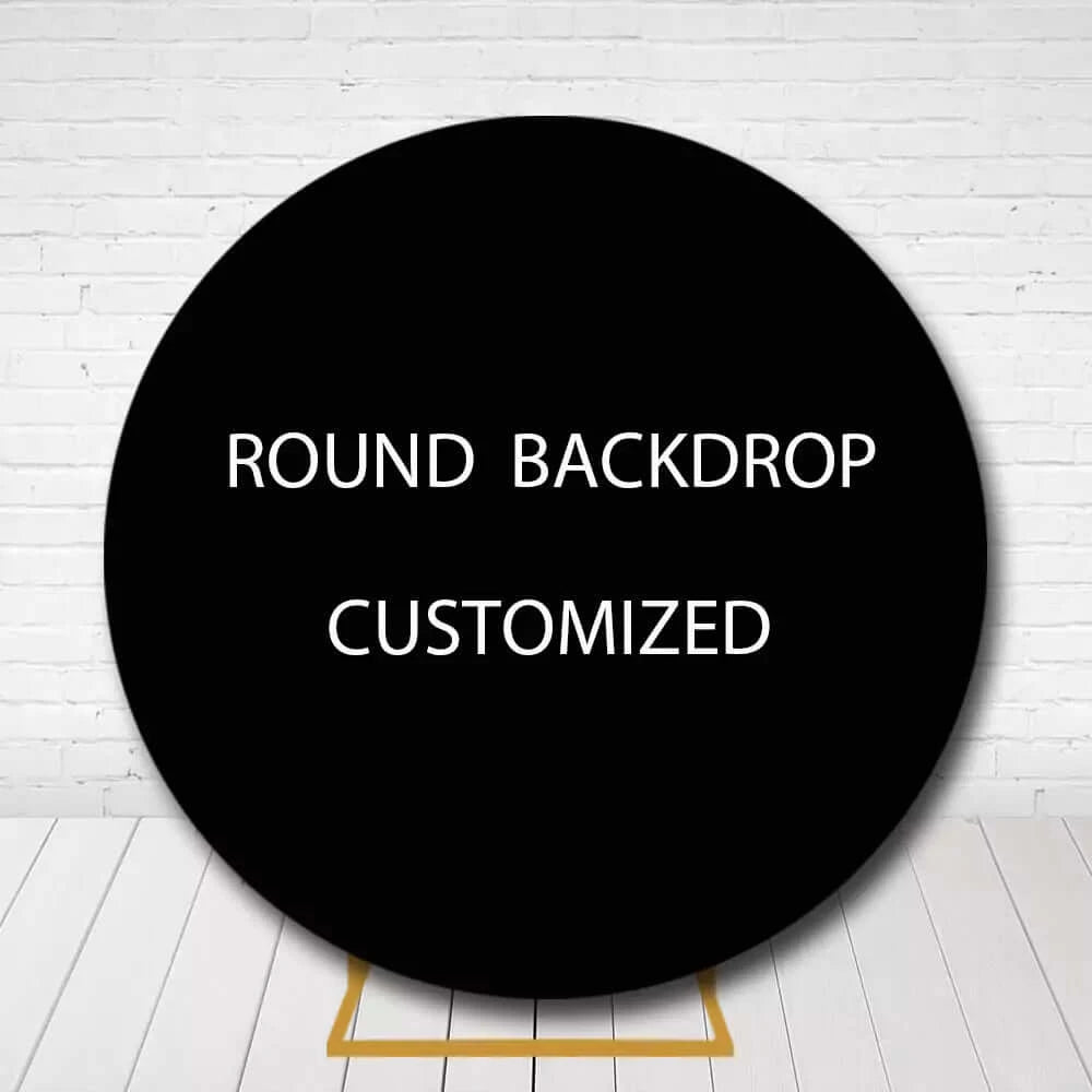 Back Drop Round Backdropsonsale Customize Round Background for Any Event β backdropsonsale