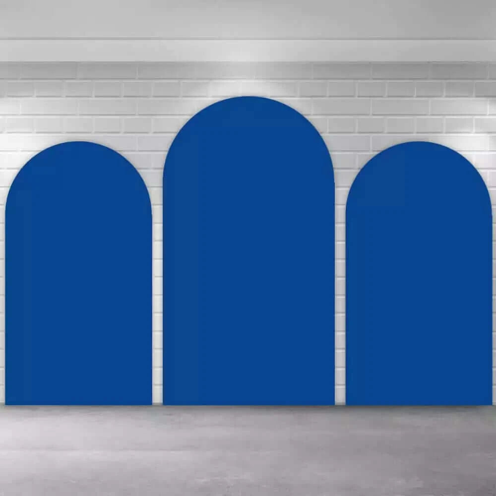 Bluearc Backdrop Royal Blue Chiara Arched Wall Backdrop Covers – backdropsonsale