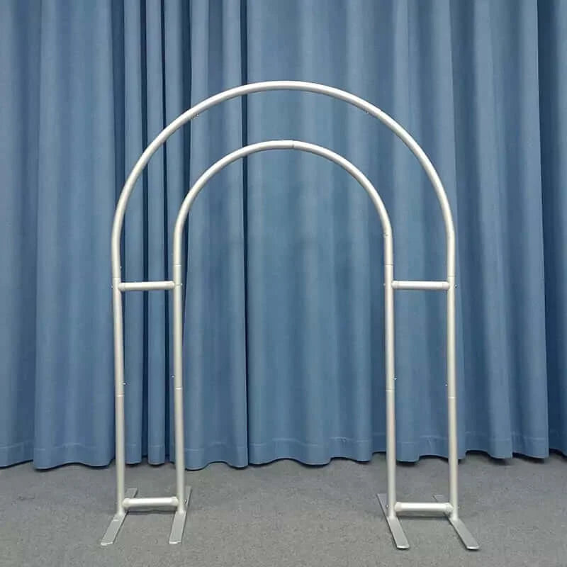 Silver Metal Open Arch Stand for Party